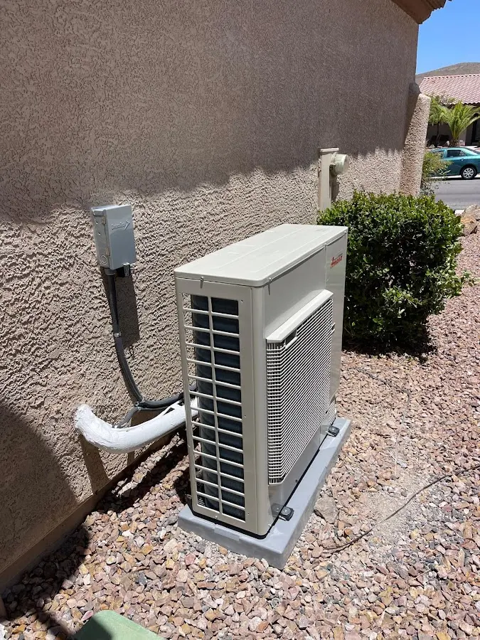 Residential air conditioning condenser unit in The Pinery